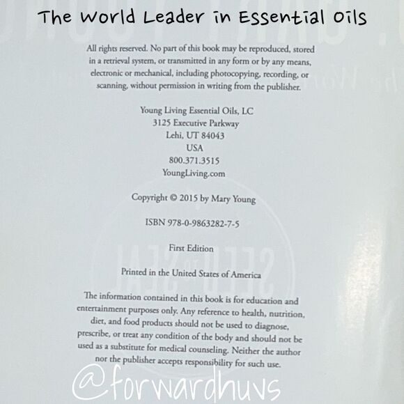 D. Gary Young World Leader In Essential Oils Hardcover Book - Picture 8 of 9